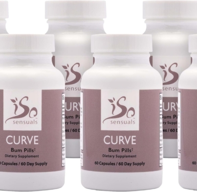 Isosensuals Curve powder is a dietary cosmetic supplement formulated with botanicals designed to support wellness and the appearance of fuller curves.