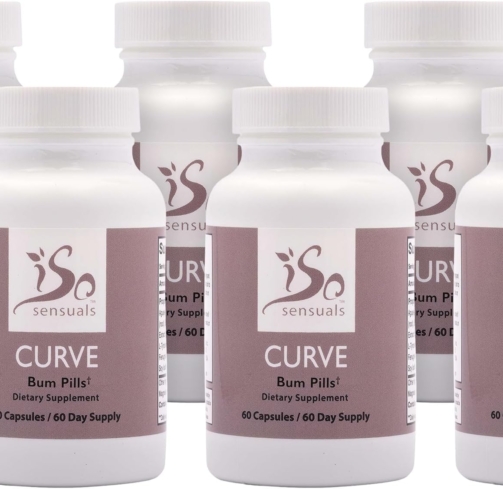 Isosensuals Curve powder is a dietary cosmetic supplement formulated with botanicals designed to support wellness and the appearance of fuller curves.